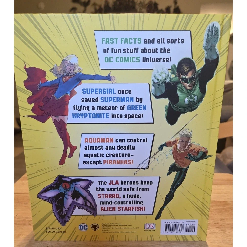 DK DC Comics Absolutely Everything You Need to Know Hardcover Illustrated 2018